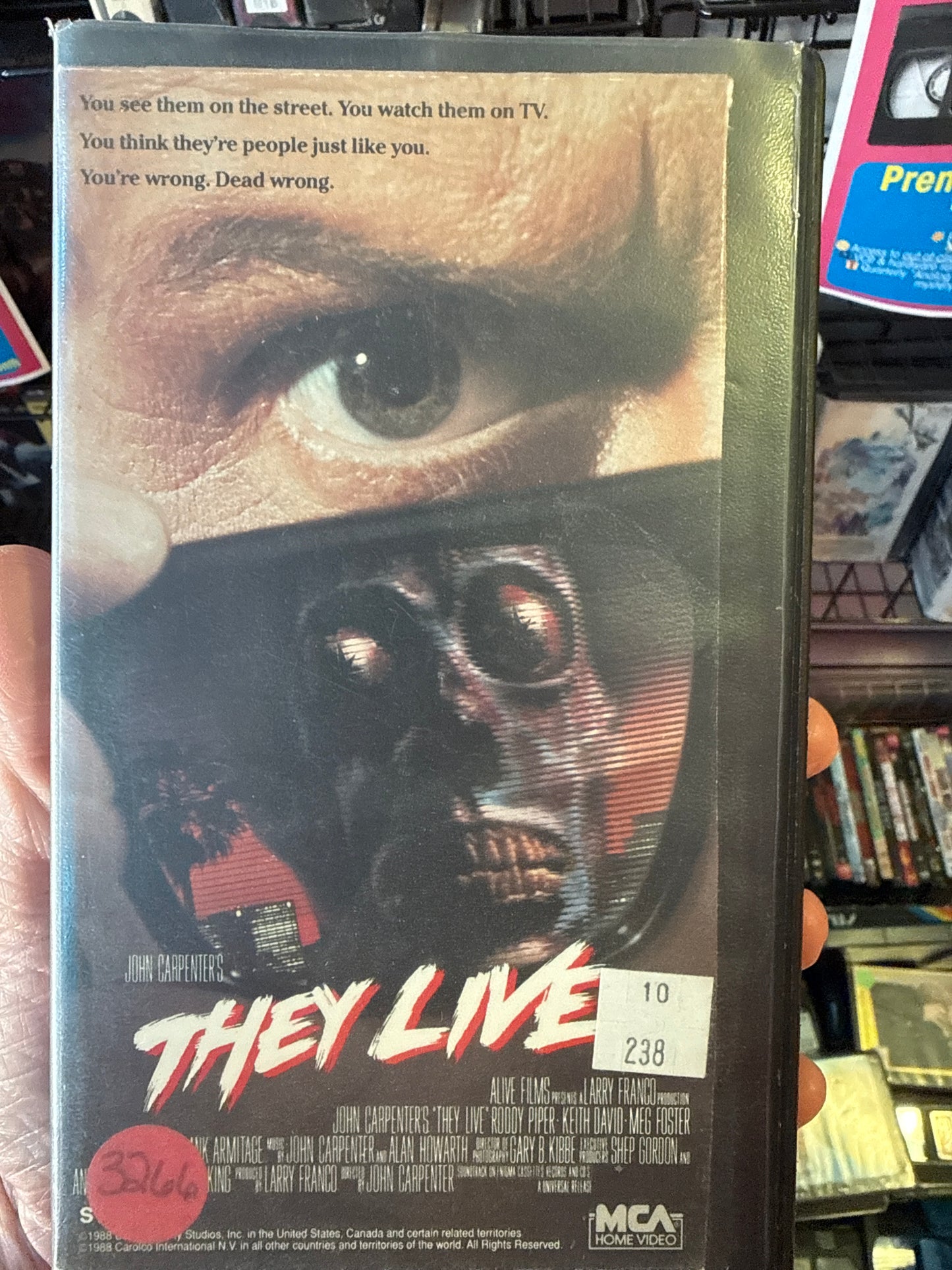 They Live VHS Rental