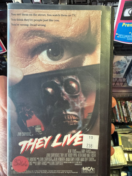 They Live VHS Rental