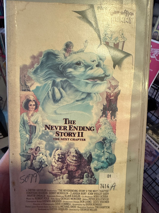 The Neverending Story II VHS Rental