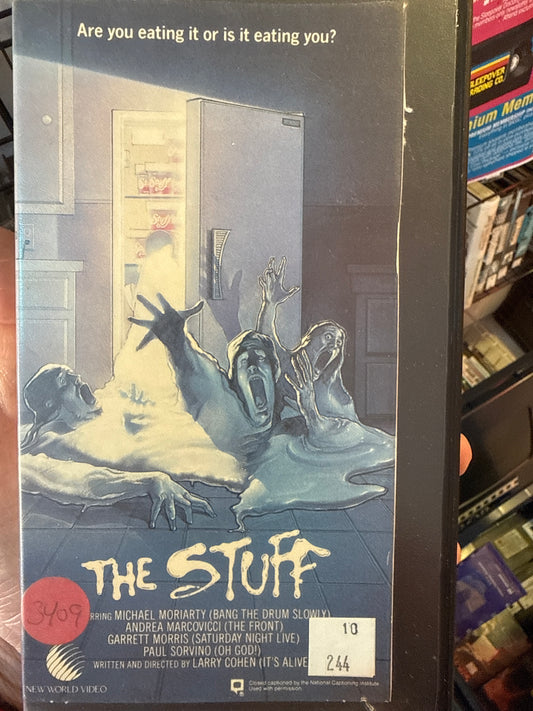 The Stuff VHS Rental