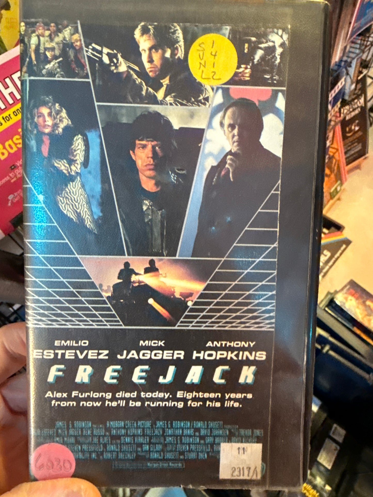 Freejack VHS Rental