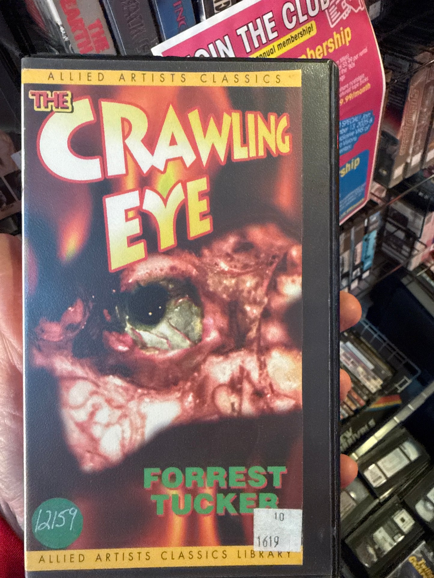 The Crawling Eye VHS Rental