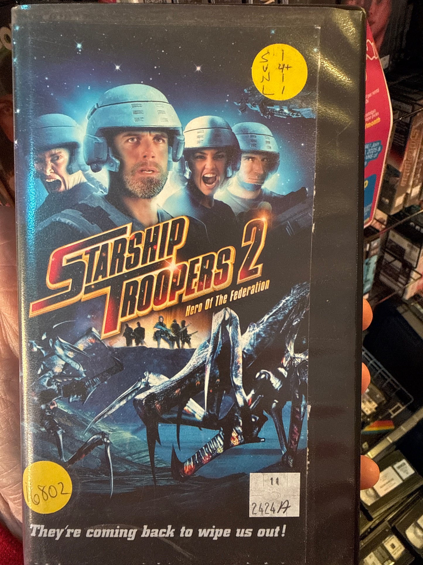Starship Troopers 2 VHS Rental