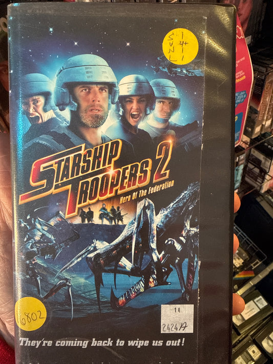 Starship Troopers 2 VHS Rental
