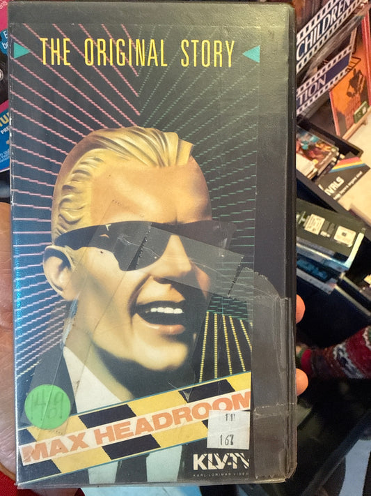 Max Headroom VHS Rental