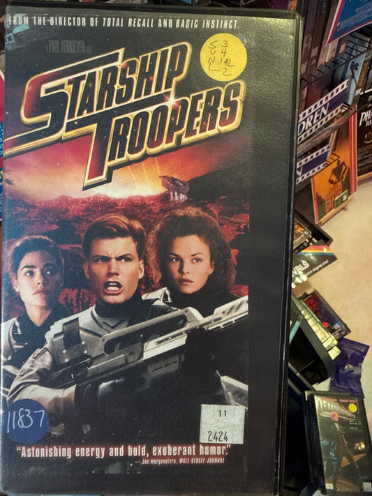 Starship Troopers VHS Rental
