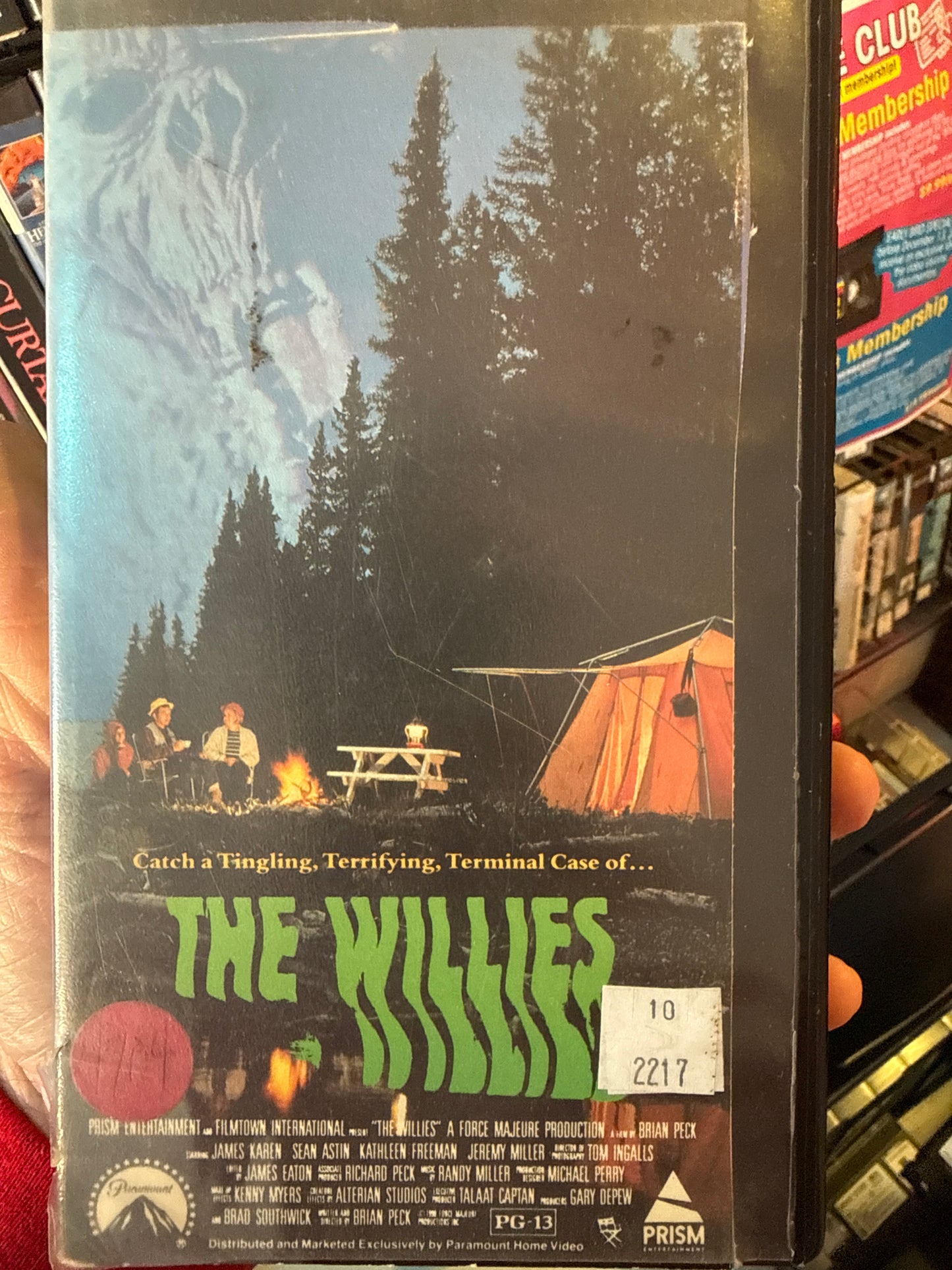 The Willies VHS Rental