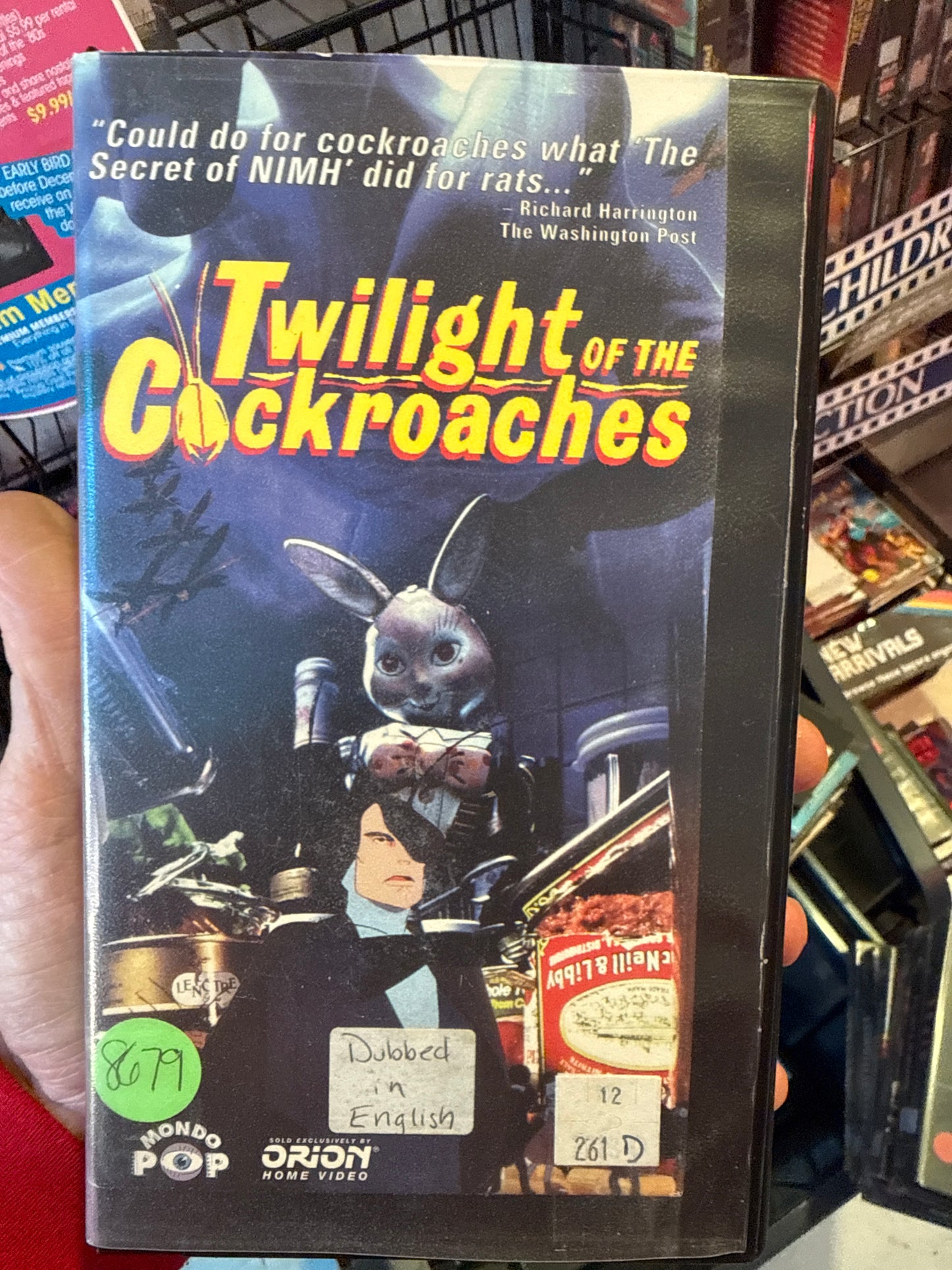 Twilight of the Cockroaches VHS Rental