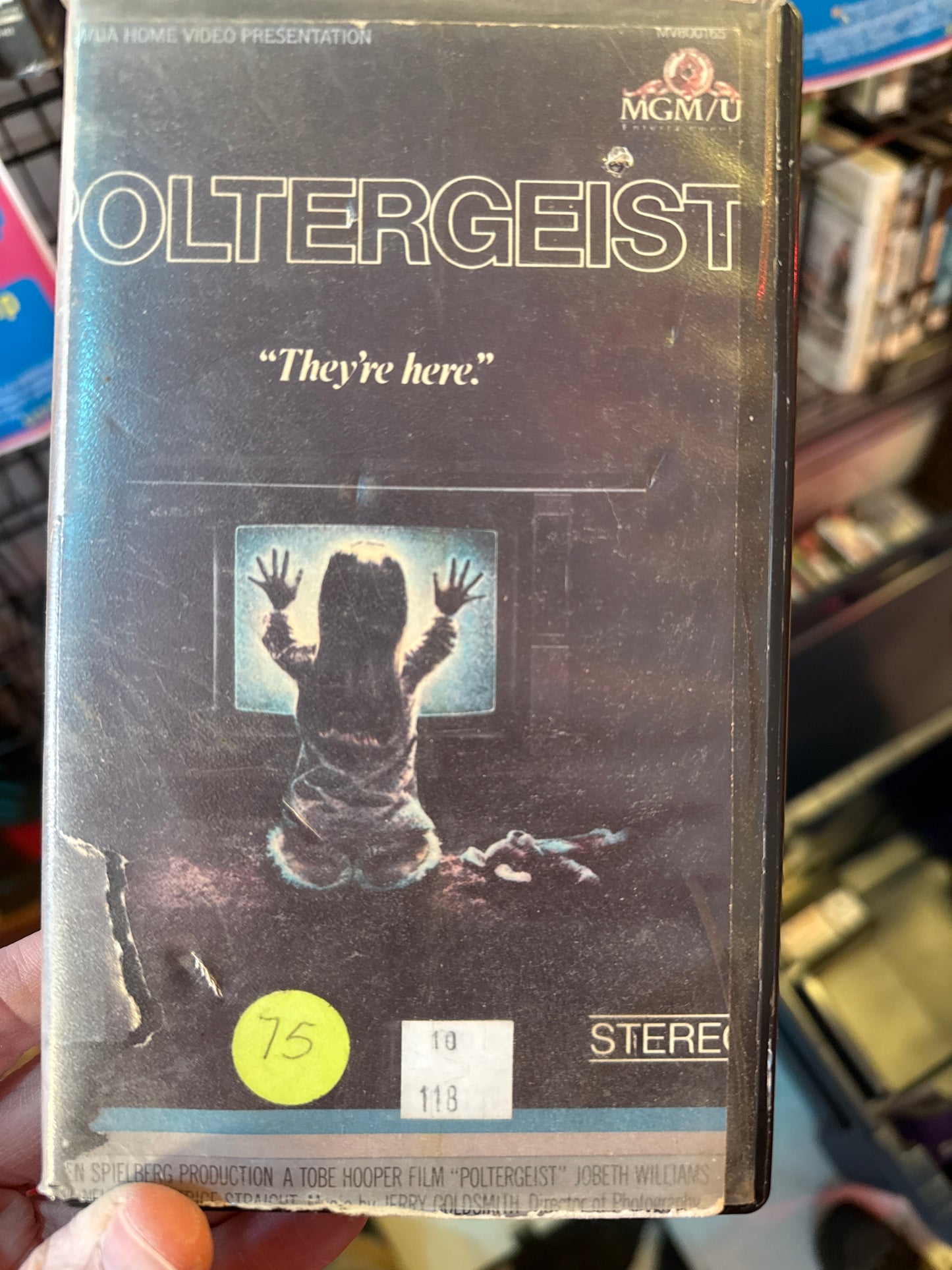 Poltergeist VHS Rental