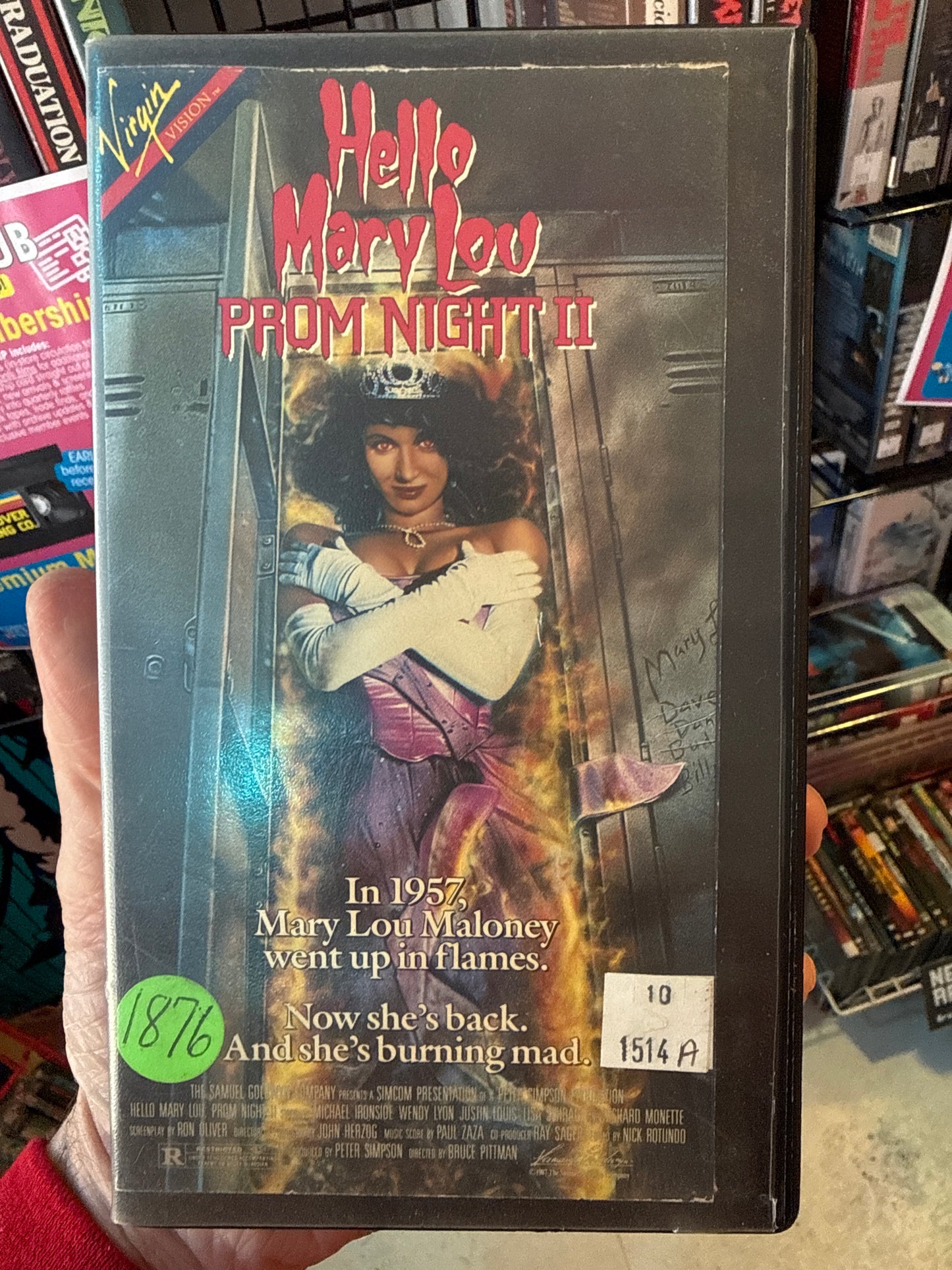 Hello Mary Lou: Prom Night II VHS Rental