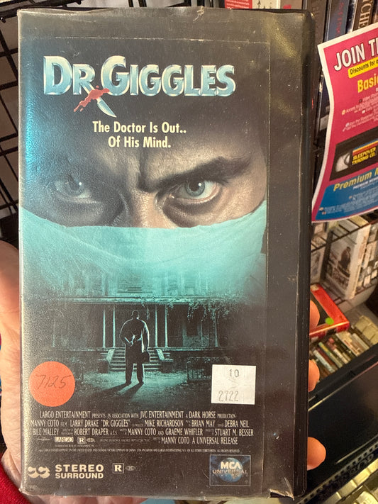 Dr. Giggles VHS Rental