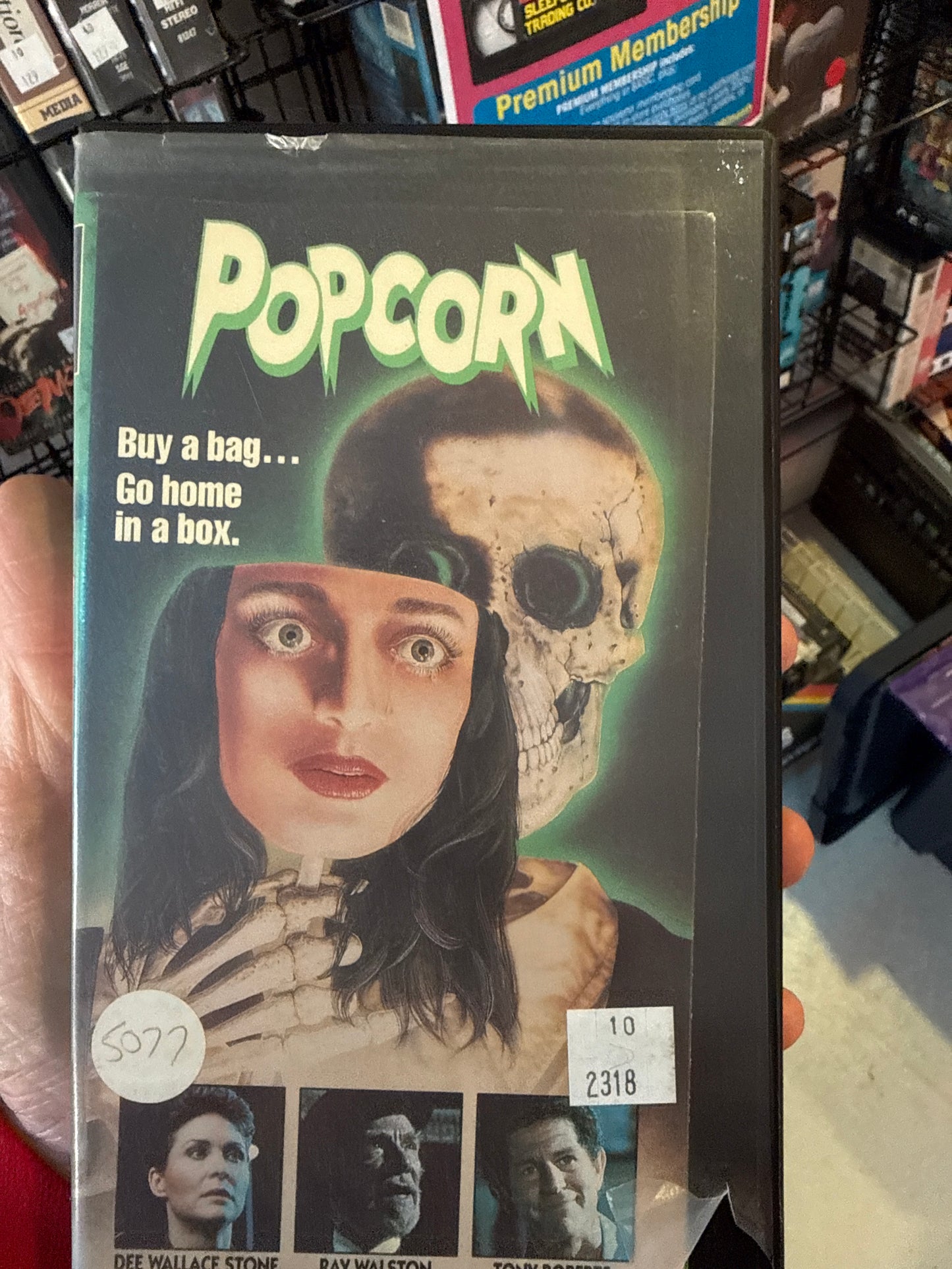 Popcorn VHS Rental