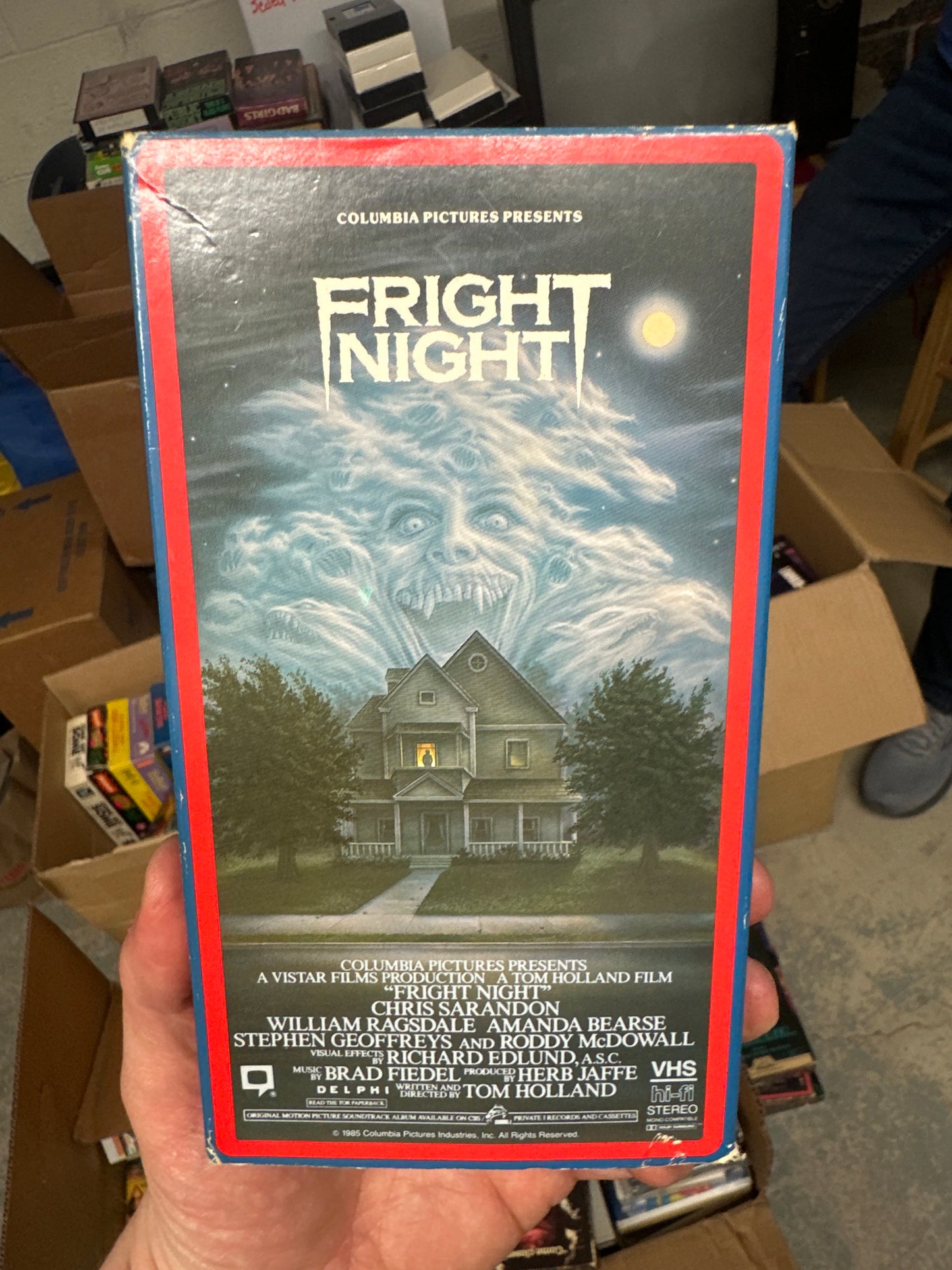 Fright Night Columbia VHS