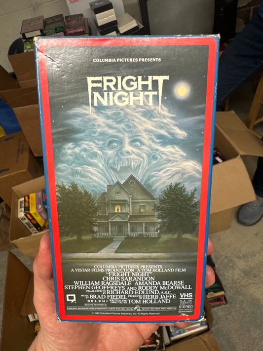 Fright Night Columbia VHS