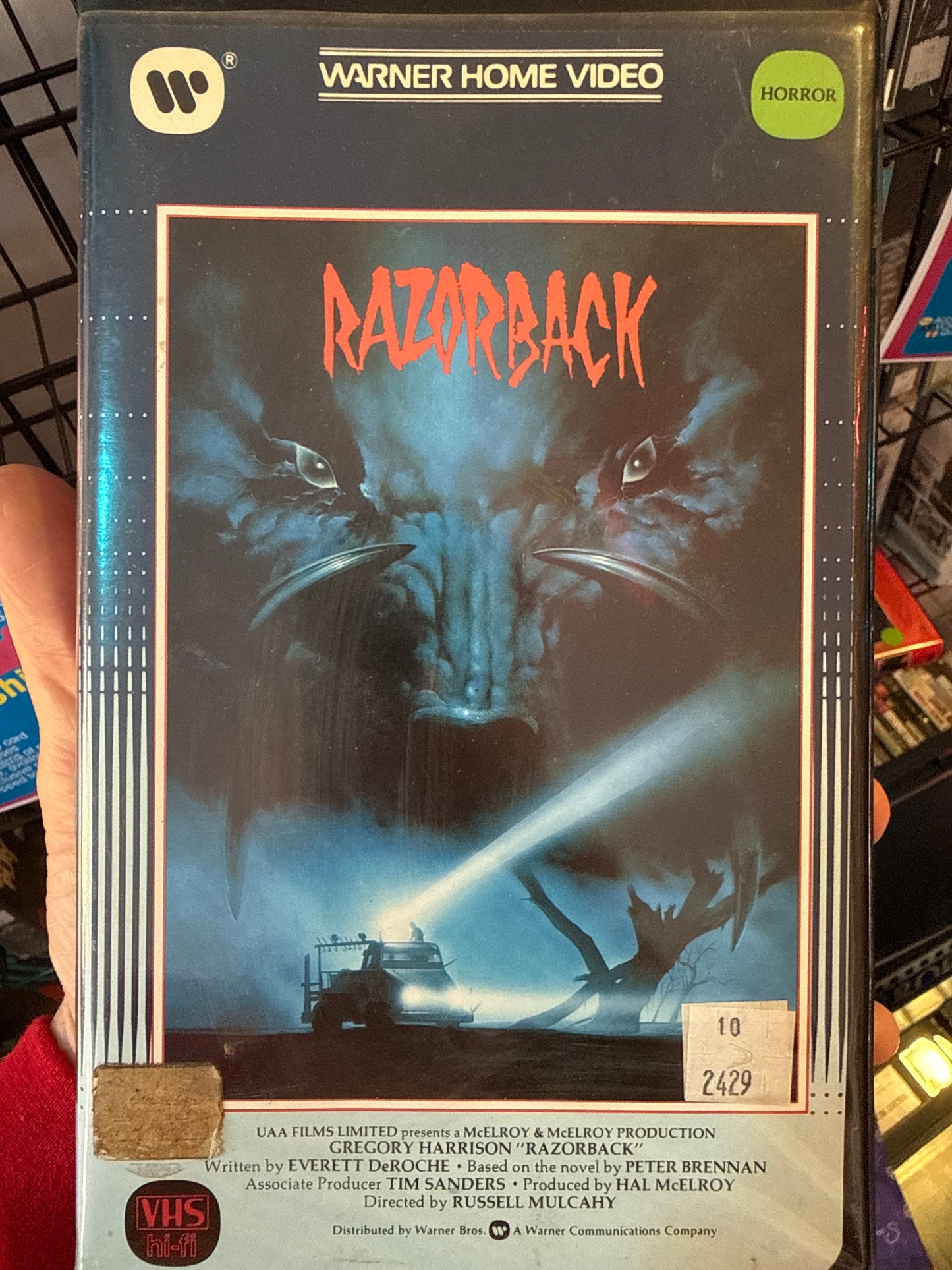 Razorback VHS Rental