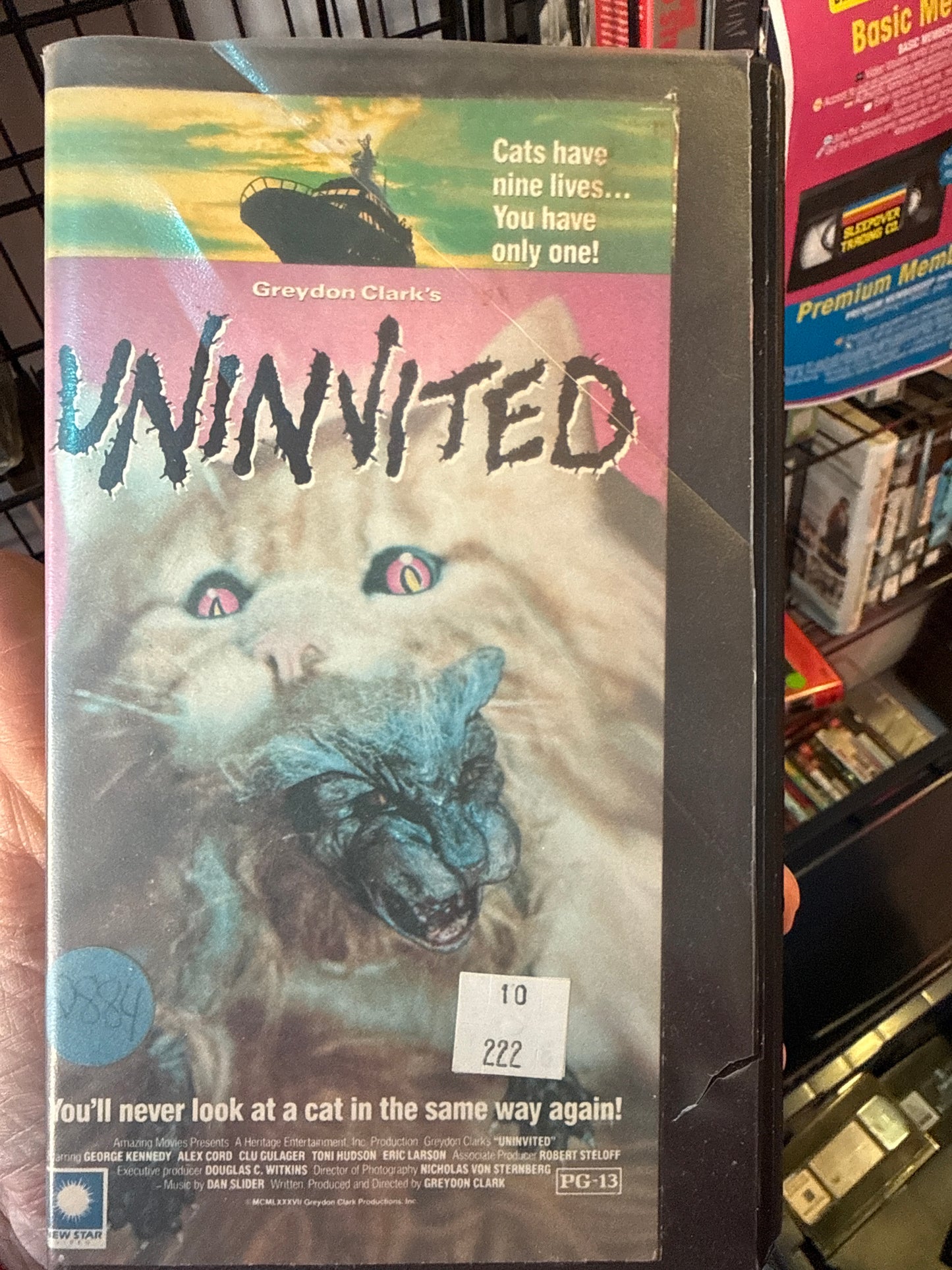 Uninvited VHS Rental
