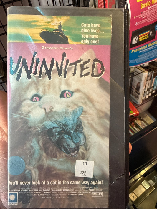 Uninvited VHS Rental