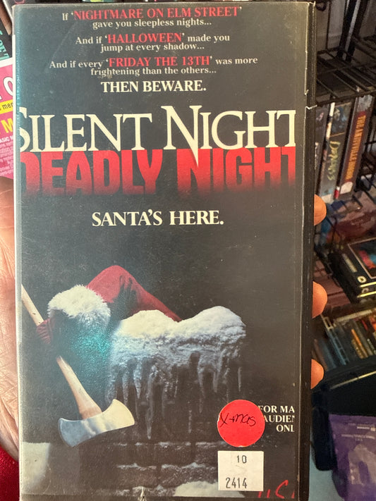 Silent Night Deadly Night VHS Rental