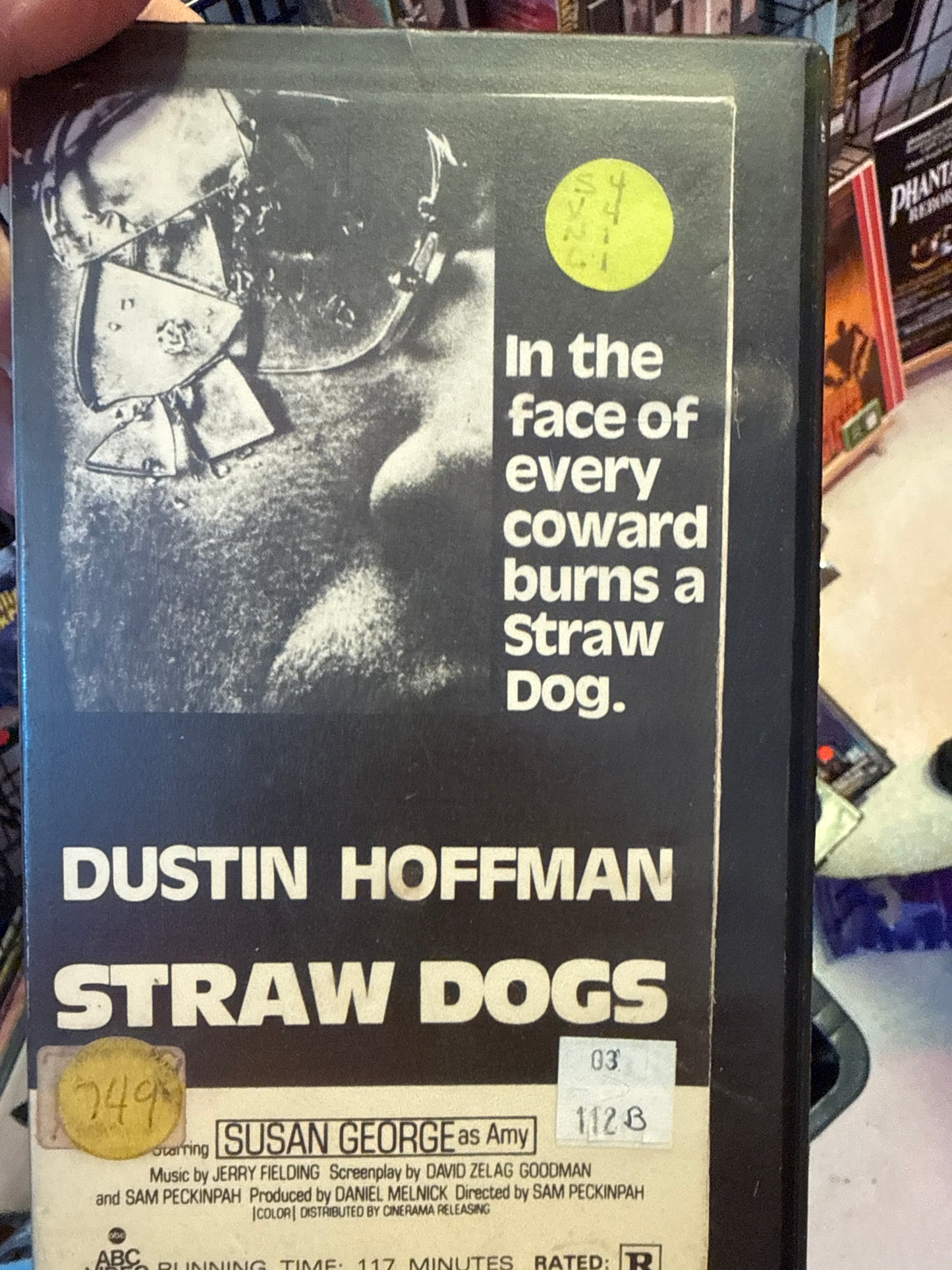 Straw Dogs VHS Rental