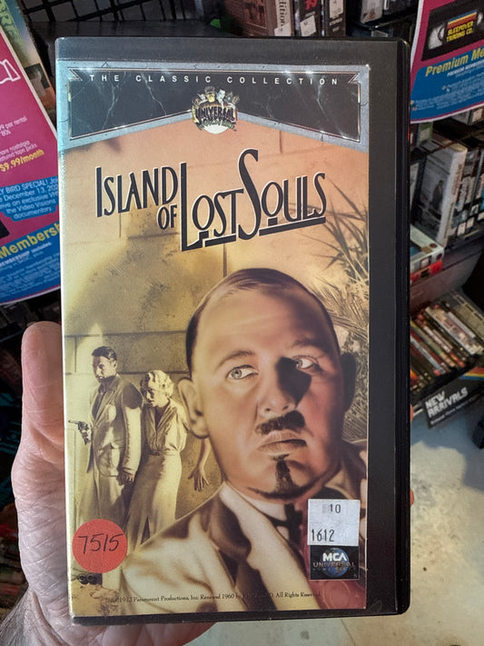 Island of Lost Souls VHS Rental