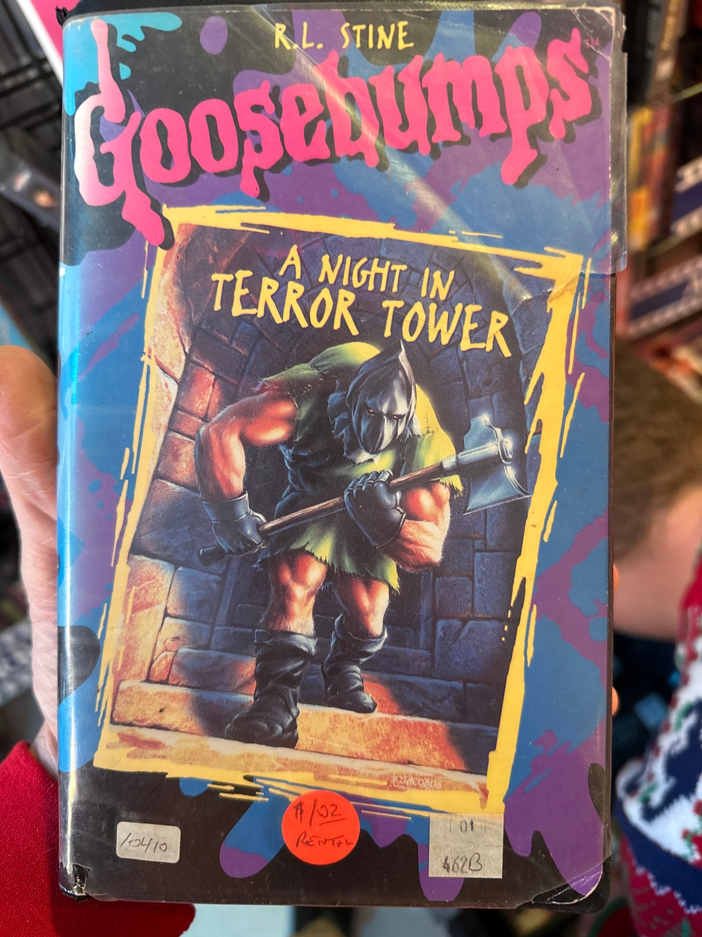 Goosebumps: A Night in Terror Tower VHS Rental