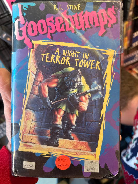 Goosebumps: A Night in Terror Tower VHS Rental