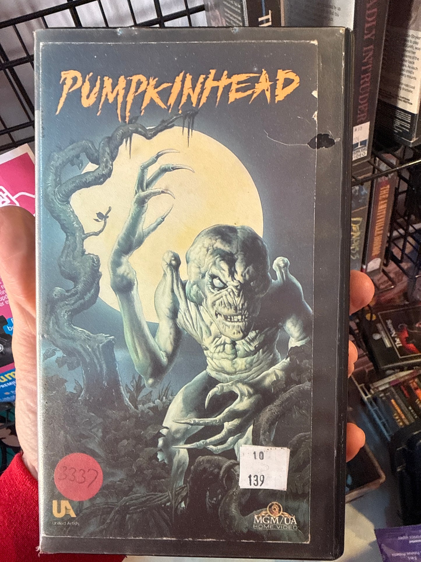Pumpkinhead VHS Rental