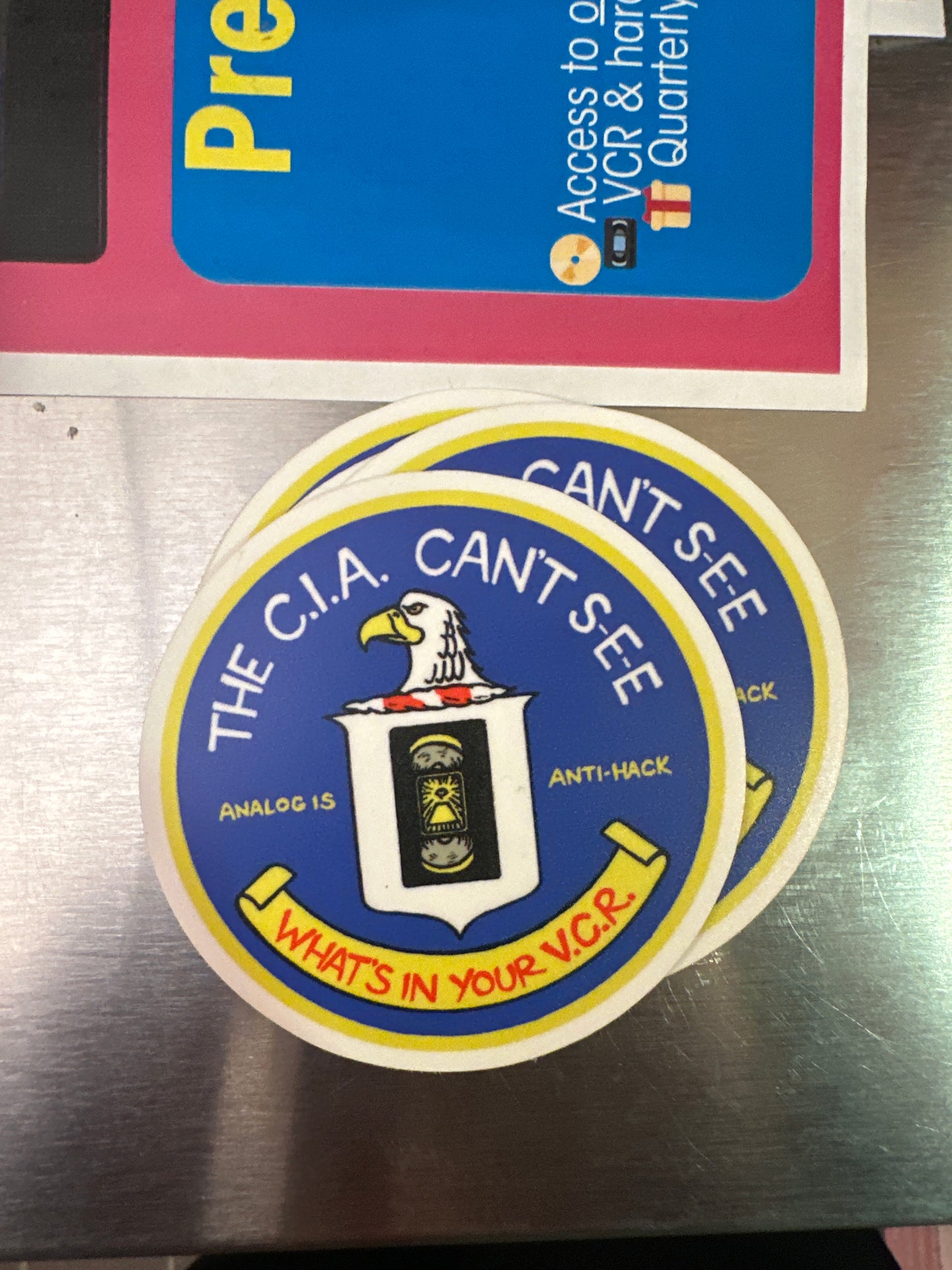 Lunchmeat CIA sticker