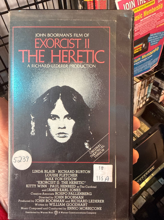 Exorcist II: The Heretic VHS Rental