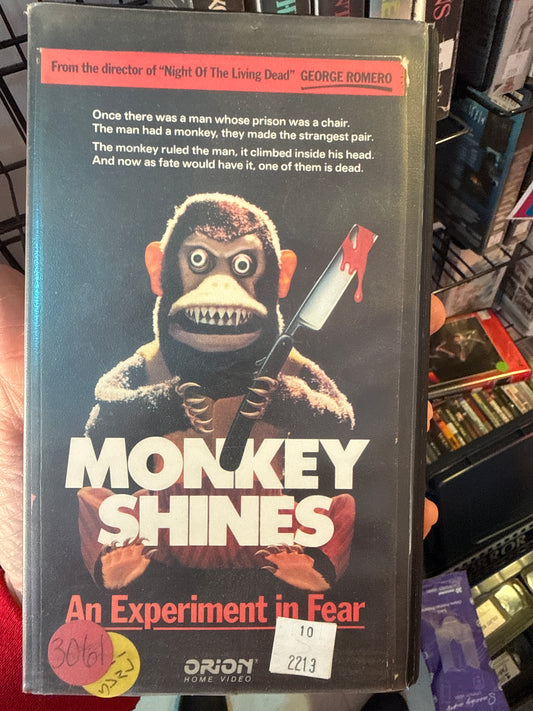 Monkey Shines VHS Rental