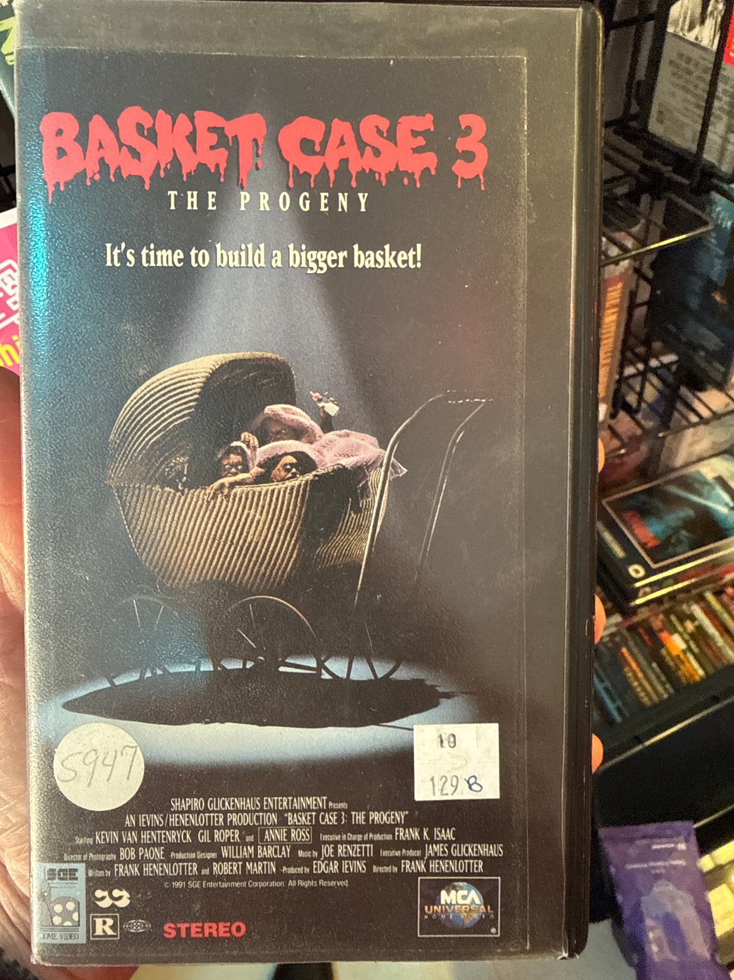 Basket Case 3 VHS Rental