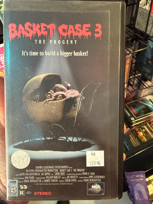 Basket Case 3 VHS Rental