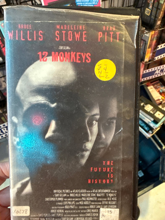 12 Monkeys VHS Rental