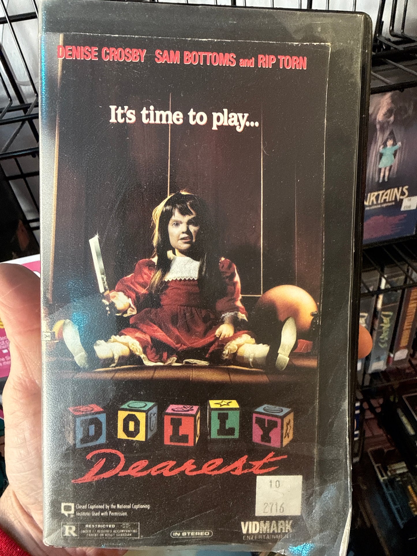 Dolly Dearest VHS Rental